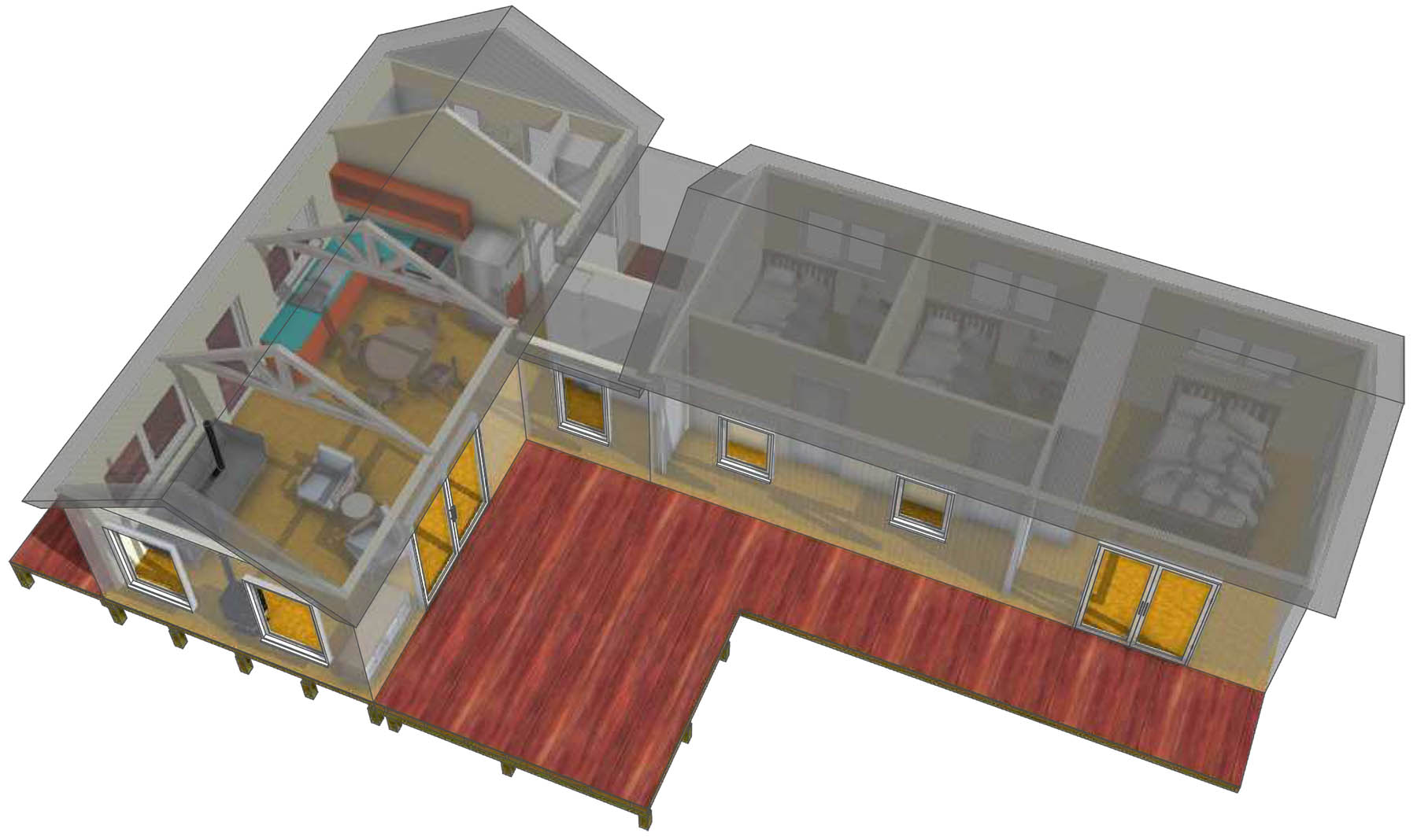 Residential Design Nelson detailed 3D drawing